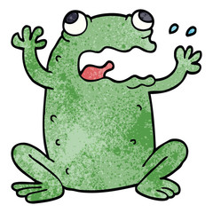 cartoon doodle crazy frog