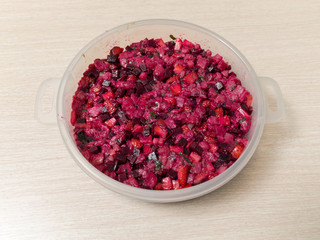 tuna tartar with strawberries