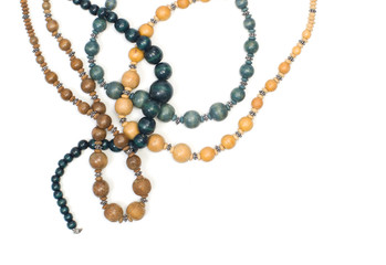 Wooden beads.