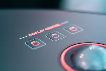 The future of air, land, and sea navigation. Holograms, charts, sonars and tracking instruments for any type of cruising. Futuristic Control panel, and dashboard with led lights. Sustainable design.