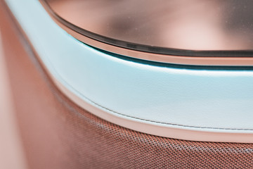 The future of air, land, and sea navigation. Holograms, charts, sonars and tracking instruments for any type of cruising. Futuristic Control panel, and dashboard with led lights. Sustainable design.