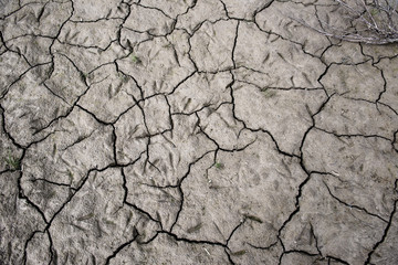 Textur ausgetrockneter Boden
