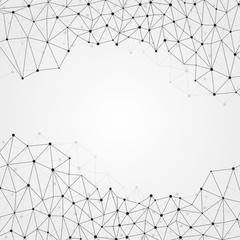 Géométrie lignes et points-bas et haut