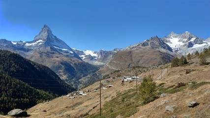 Fototapeta na wymiar Zermatt Sunnega