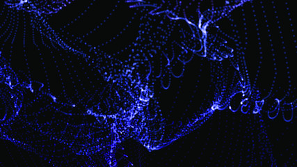 Colorful background of flowing fabric. Smooth and soft.