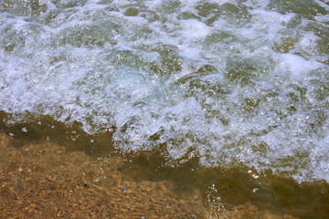 water in the river