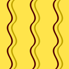 Seamless pattern background with multi-colored wavy lines.