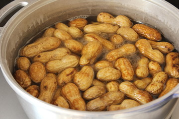 掘り立て落花生