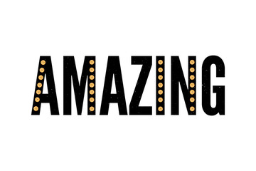 slogan Amazing phrase graphic vector Print Fashion lettering calligraphy