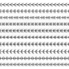 Fototapeta premium Leaf Borders Two