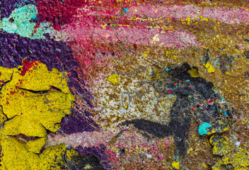 abstract grunge pain on the wall