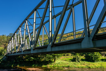 Historische Fachwerkbrücke bei Stiefern am Kamp