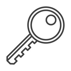 Door key symbol