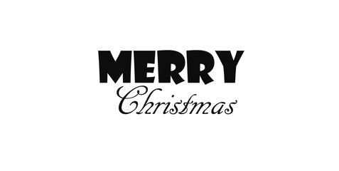 Merry Christmas Lettering