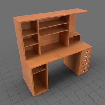 Wooden computer desk 3