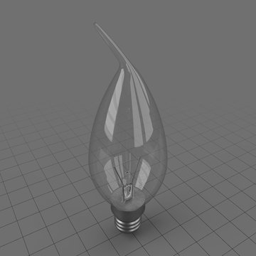Candle angular light bulb