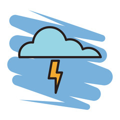 Storm weather symbol