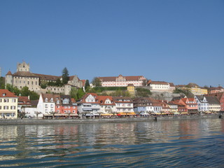 Panoramablick auf Meersburg am Bodensee