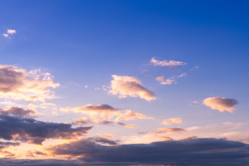 Sunset Sky Background