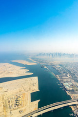 aerial view from plane