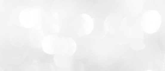 Brilliant white background with circles of different sizes. Template for New Year's postcard.