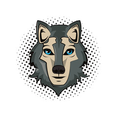 Wolf face cool sketch