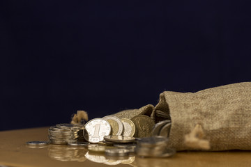 Professional financial investment plan create big growth of return of investment (ROI), Long term money saving for happy retirement concept.