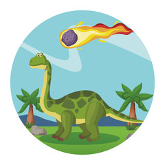 Brontosaurus dinosaur cartoon