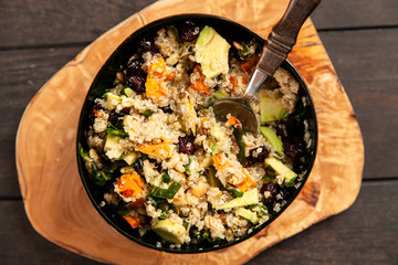 Quinoa salad in a bowl