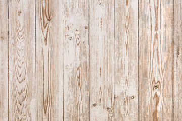 Obraz na płótnie Canvas Aged Light Wooden Background Texture With Pilled Or Cracks White Paint.Close Up Old Wood Texture. White Or Grey Wood.