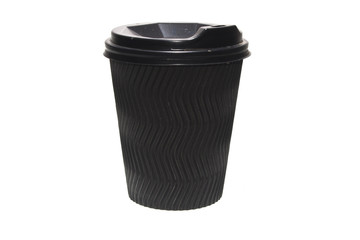 disposable glass isolated on white background