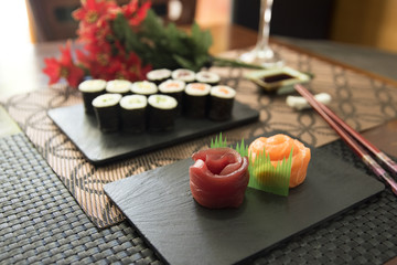 Bodegón comida japonesa