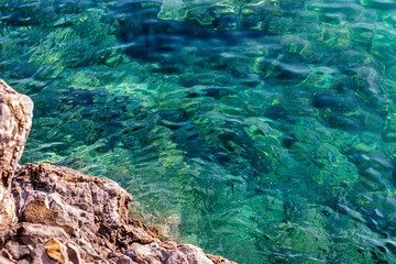 Rocky Coast. Adriatic Sea