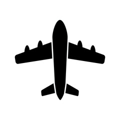 samolot ikona - obrazy, fototapety, plakaty