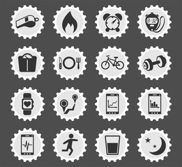 monitoring apps icon set