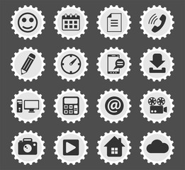social media icon set