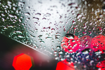 gouttes de pluie