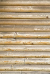 Details of the wood wall