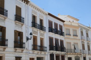 Fototapeta na wymiar Priego de Córdoba, Calle de Rio, Andalusien, Spanien