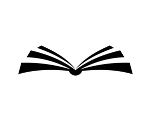 Obraz premium Education Open Book Sign Symbol Icon Logo Vector