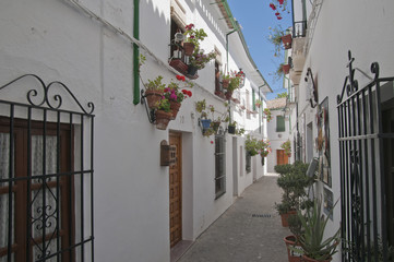 Fototapeta na wymiar Priego de Córdoba, Barrio de la Villa, Andalusien, Spanien