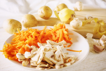 ingredients for soup