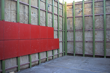 Arrangement of ventilated facade.
