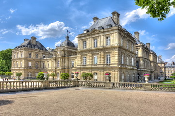 Obraz premium Luxembourg palace in Paris, France