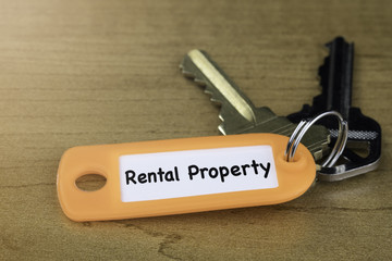 RENTAL PROPERTY KEYS WITH ORANGE TAG