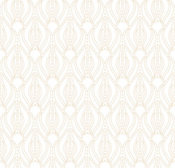 Seamless Art Deco Pattern. Vintage minimalistic background. Abstract Luxury Illustration.