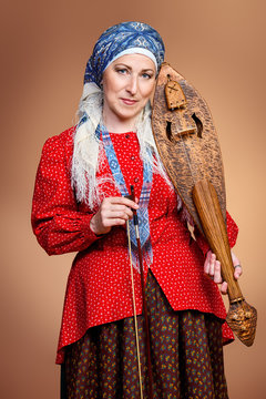 national costume and violin