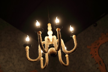 View of chandelier