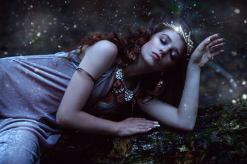 mysterious beautiful girl © Andrey Kiselev