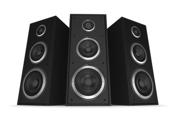 Fototapeta premium speaker concept 3d illustration